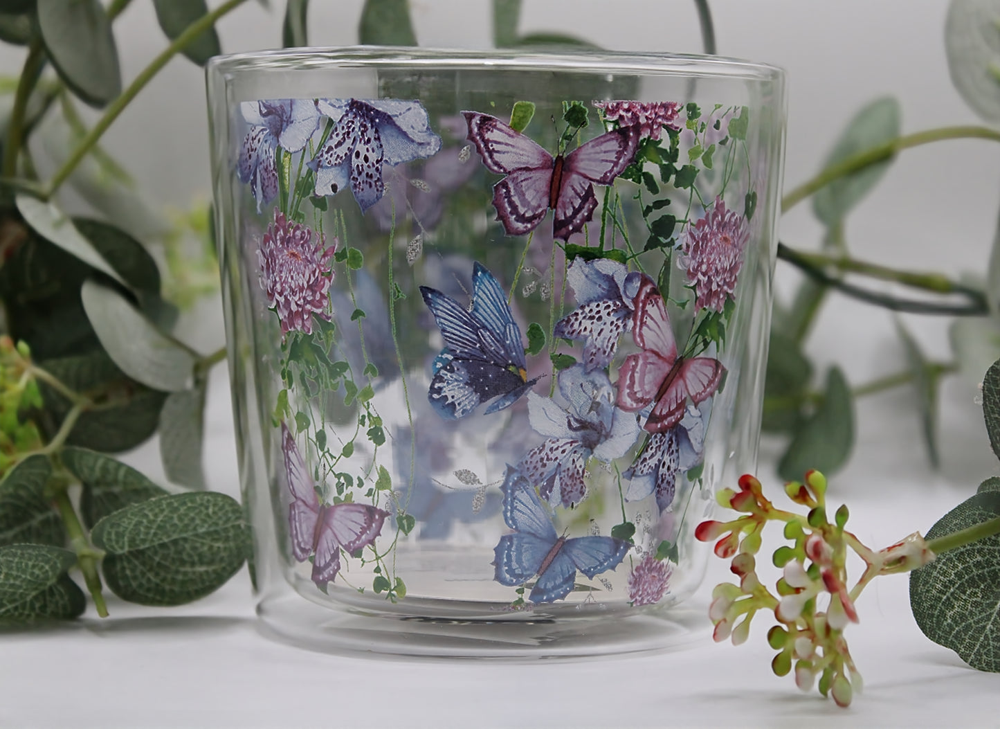 Teeglas Butterfly Splash, 0,3l